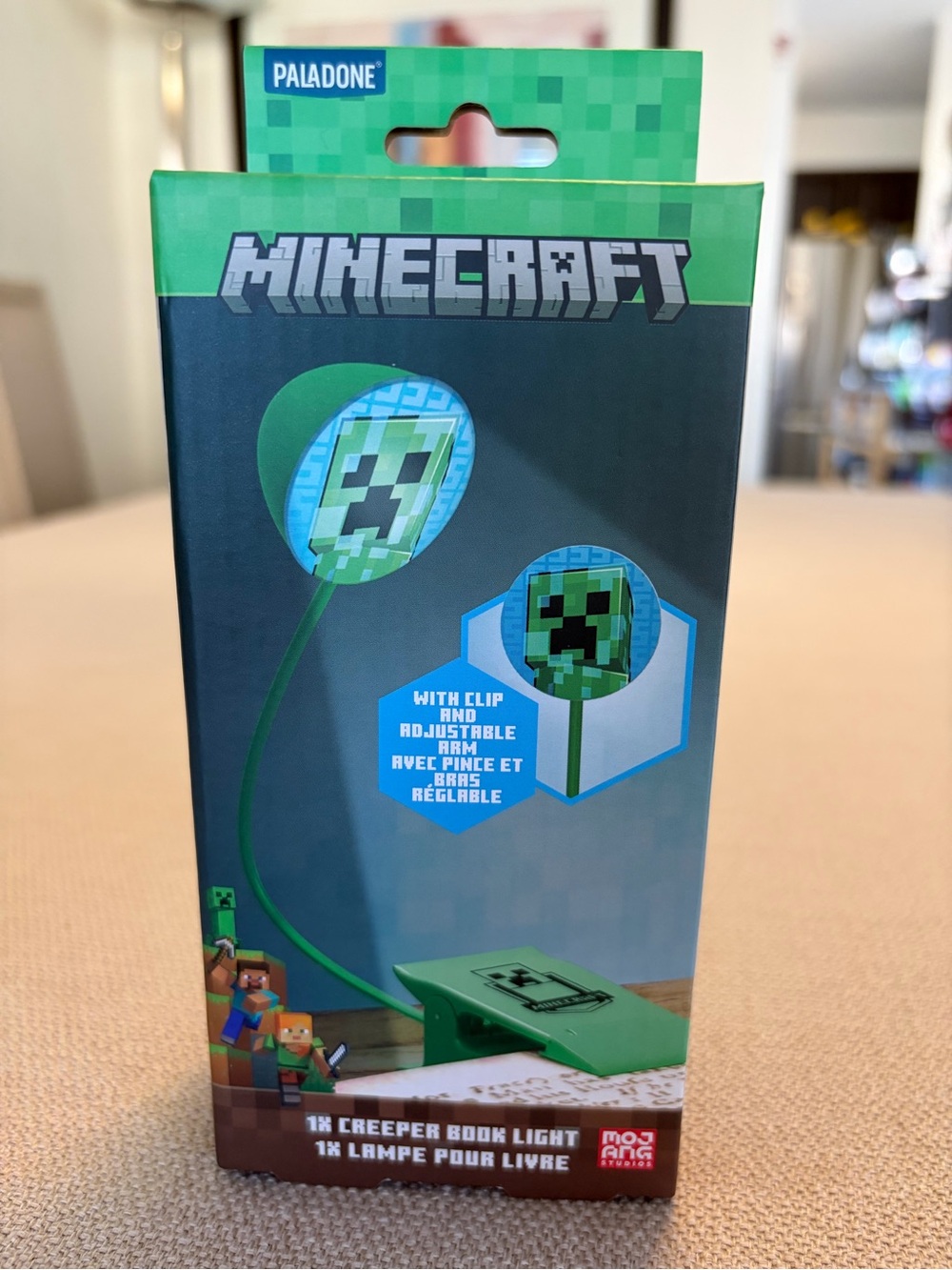 Minecraft Creeper Clip-On Book Light - Green